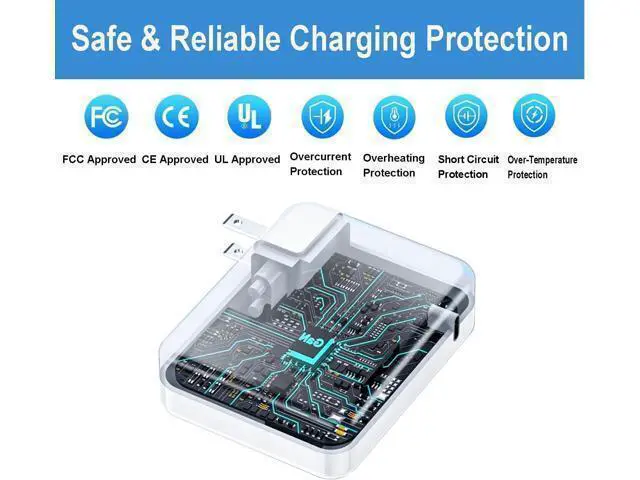 Alt view image 2 of 2 - 140W Mac Book Pro Charger Original Quality USB C Super Fast Charger Cable Compatible with MacBook Pro/Air 16 14 Inch M1 M2 M3 M4/ipad Pro/ Galaxy and All USB C Device