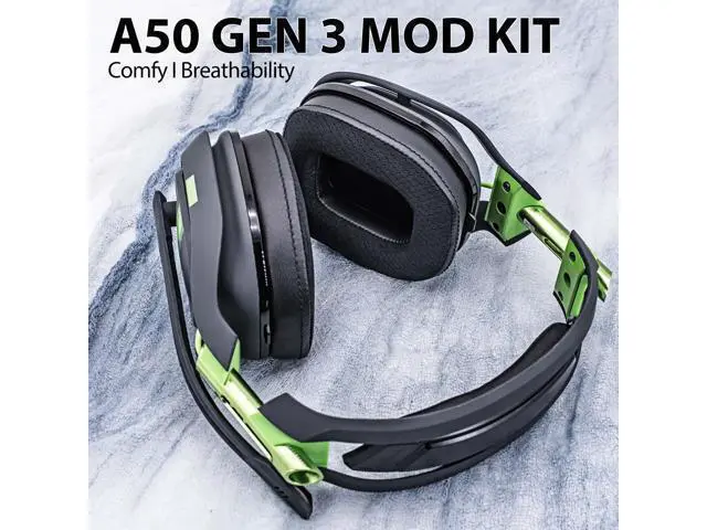 Alt view image 5 of 5 - A50 Mod Kit Gen 3 - Cooling Gel Earpads Compatible with Astro A50 Gen 3 Headset I Ear Pads/Headband/Replacement Ear Cushions/Microphone Foam - Not Suitable for A50 Gen 4 (Breathable Mesh)