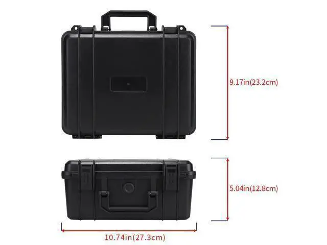 Alt view image 7 of 7 - 11in x 8in x 5in Waterproof Hard Case with Customizable Pluck Foam Interior for Test Instruments Compact Cameras and Tools