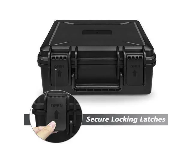 Alt view image 3 of 7 - 11 Inch Foam Case with Customizable Foam for Test Instruments, Camera Accessories, Equipment, Electronics, and Tools & More 11.4 x 9.8 x 5.7 Inches