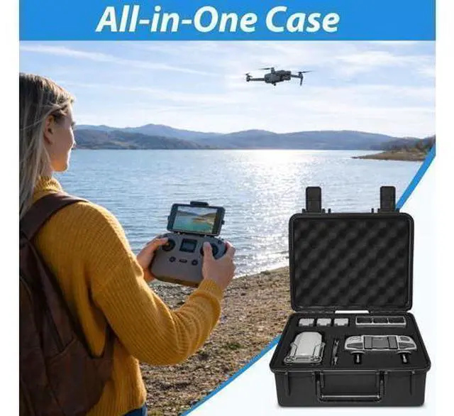 Alt view image 6 of 7 - Hard Case with Foam, Interior- 11.4 x 9.8" x 5.7, Waterproof Hard Case with Customizable Foam for Test Instruments Compact Cameras and Tools