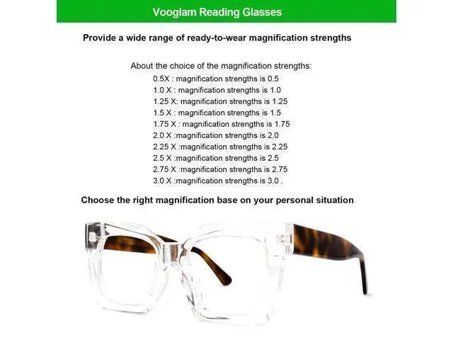 Alt view image 5 of 5 - VOOGLAM Stylish Square Blue Light Reading Glasses For Women Men Anti Eyestrain Dry Eyes Readers Pacheco 2.75 Reading Glasses