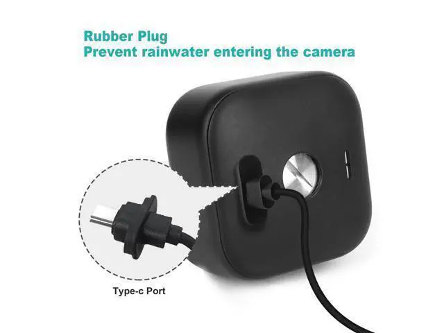 Alt view image 5 of 7 - Solar Panel for Blink Camera, Solar Panel 4W Compatible with Blink Outdoor 4 (4th Gen) Camera, Solar Charger for Camera Outdoor with 13.12Ft Outdoor Power Cable, Adjustable Mount, IP65 Waterproof