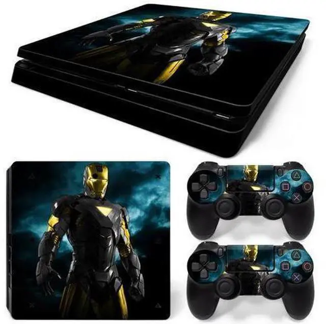 Main image of Iron Man Skin Sticker Protective Film for Slim PS4 Slim Console Controller Accessories GamePad Para(TN-PS4Slim-5786)