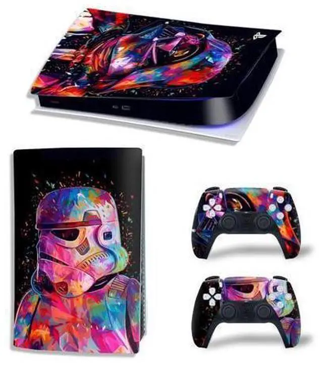 Main image of Star Wars PS5 Digital Edition Skin Sticker Decal for PS5Console and 2 Controllers PS5 Skin Sticker Vinyl Film(TN-PS5Digital-4712)