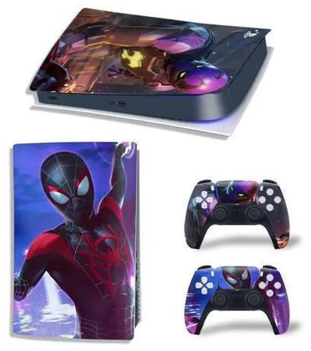 Main image of PS5 Digital Edition Skin Sticker Decal for PS5Console and 2 Controllers PS5 Skin Sticker Vinyl(TN-PS5Digital-4276)