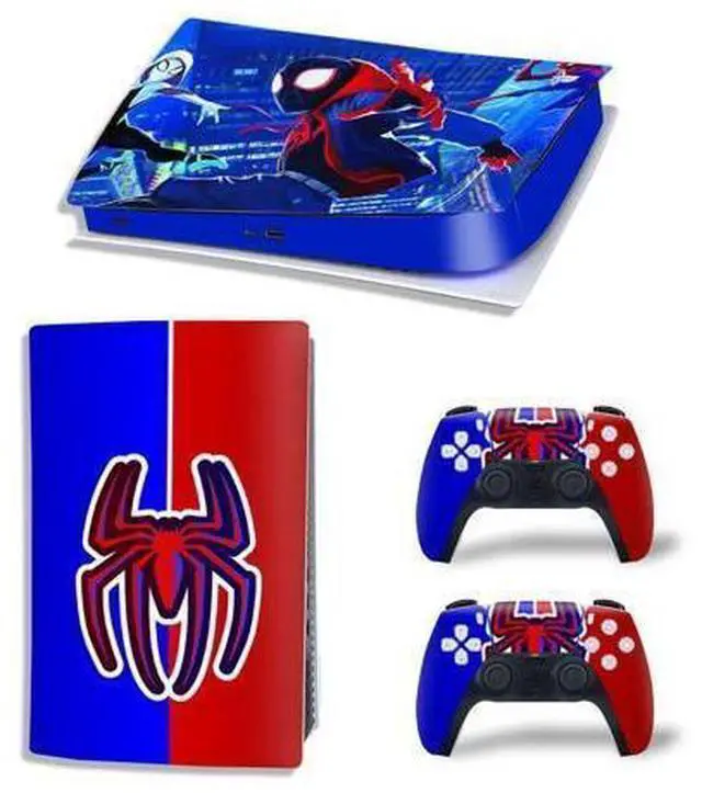 Main image of PS5 Digital Edition Skin Sticker Decal for PS5Console and 2 Controllers PS5 Skin Sticker Vinyl(TN-PS5Digital-4283)