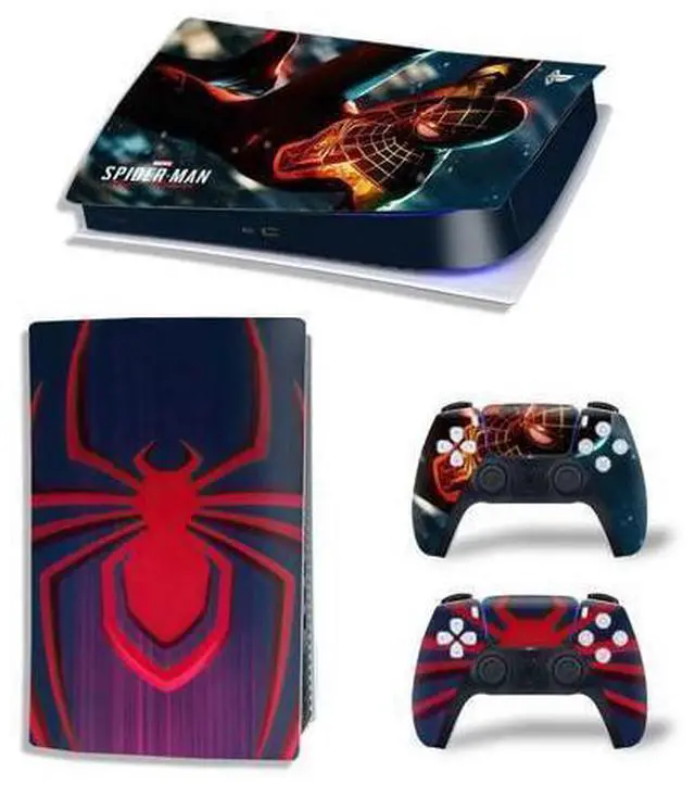 Main image of PS5 Digital Edition Skin Sticker Decal for PS5Console and 2 Controllers PS5 Skin Sticker Vinyl(TN-PS5Digital-4272)