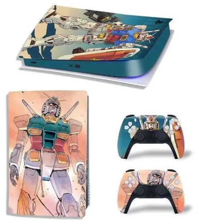 Main image of Vinyl Protective Film PS5 Digital Edition Skin Sticker Decal Para for PS5Console 2 Controllers PS5 Skin Sticker(TN-PS5Digital-3956)