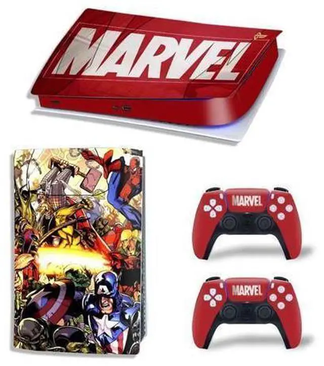Main image of Captain America PS5 Digital Edition Skin Sticker Decal for PS5Console 2 Controllers PS5 Sticker Vinyl(TN-PS5Digital-2258)