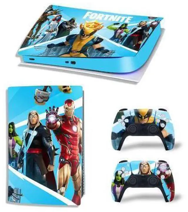 Main image of Captain America PS5 Digital Edition Skin Sticker Decal for PS5Console 2 Controllers PS5 Sticker Vinyl(TN-PS5Digital-2258)