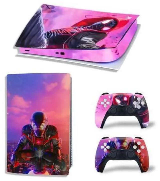 Main image of PS5 Digital Edition Skin Sticker Decal for PS5Console and 2 Controllers PS5 Skin Sticker Vinyl(TN-PS5Digital-4281)