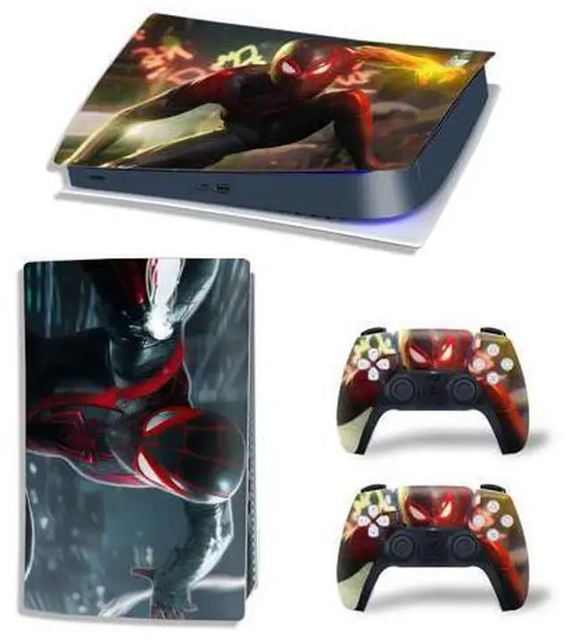 Main image of PS5 Digital Edition Skin Sticker Decal for PS5Console and 2 Controllers PS5 Skin Sticker Vinyl(TN-PS5Digital-4275)