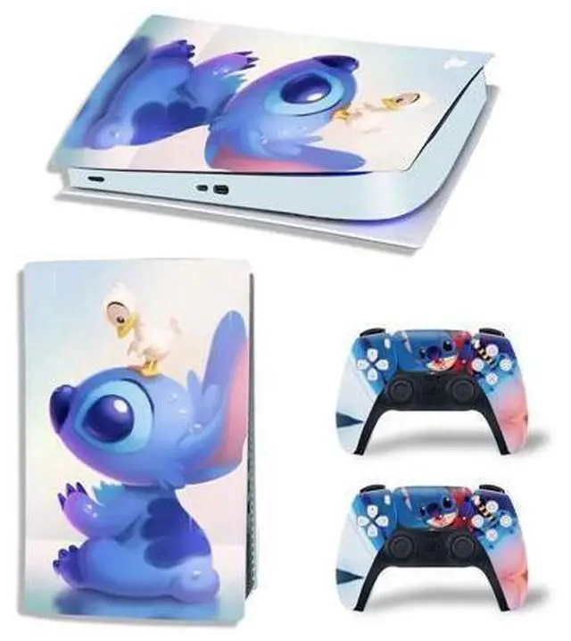 Main image of Stitch PS5 Digital Edition Skin Sticker Decal for PS5Console and 2 Controllers PS5 Skin Sticker Vinyl(TN-PS5Digital-8061)