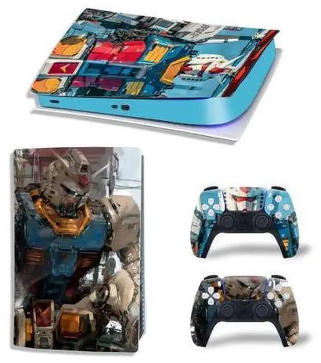 Main image of Vinyl Protective Film PS5 Digital Edition Skin Sticker Decal Para for PS5Console 2 Controllers PS5 Skin Sticker(TN-PS5Digital-3964)