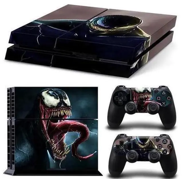 Main image of Venom Game Console Vinyl Skin Sticker for PS4 Controller GamePad Decal Printing Protective Film(TN-PS4-7171)