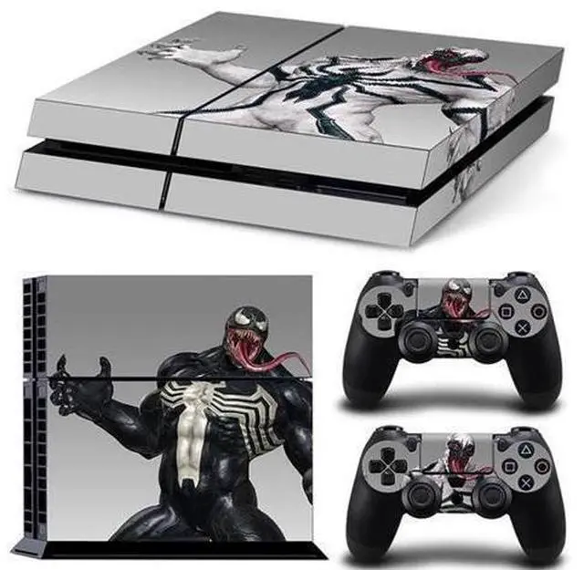 Main image of Venom Game Console Vinyl Skin Sticker for PS4 Controller GamePad Decal Printing Protective Film(TN-PS4-7187)