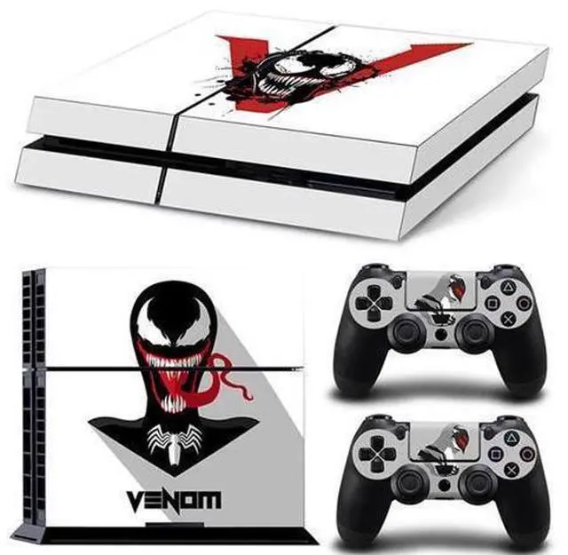 Main image of Venom Game Console Vinyl Skin Sticker for PS4 Controller GamePad Decal Printing Protective Film(TN-PS4-7191)