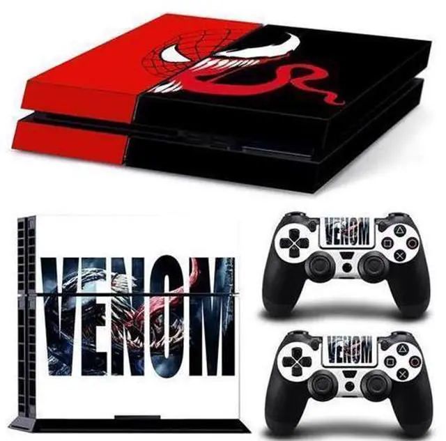 Main image of Venom Game Console Vinyl Skin Sticker for PS4 Controller GamePad Decal Printing Protective Film(TN-PS4-7173)