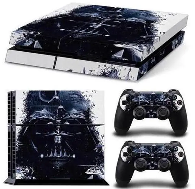 Main image of Deadpool Star Wars Vinyl Game Console Skin Sticker for PS4 Controller GamePad Protective Film(TN-PS4-2663)