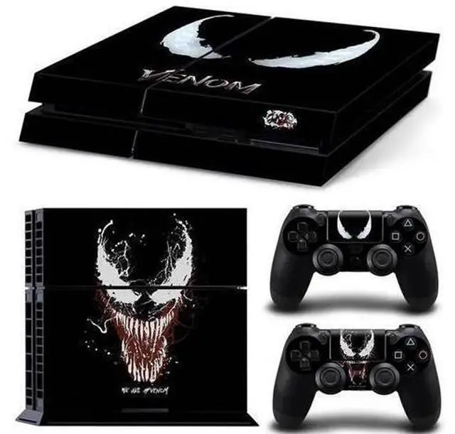 Main image of Venom Game Console Vinyl Skin Sticker for PS4 Controller GamePad Decal Printing Protective Film(TN-PS4-7183)