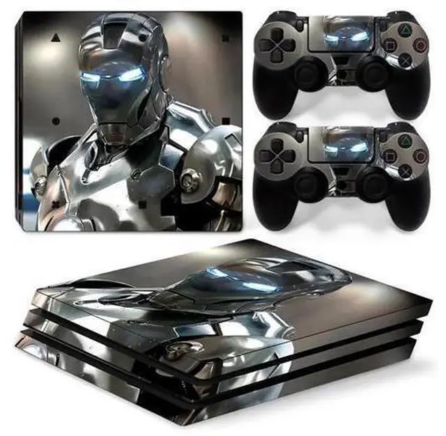Main image of Iron Man Vinyl Skin Sticker for PS4 Pro Console 2 Controllers Decal Film Para Game Accessories(TN-P4Pro-0985)