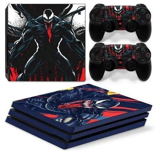 Main image of Venom Vinyl Skin Sticker for PS4 Pro Console 2 Controllers Decal Full Film Para Game Accessories(TN-P4Pro-7275)