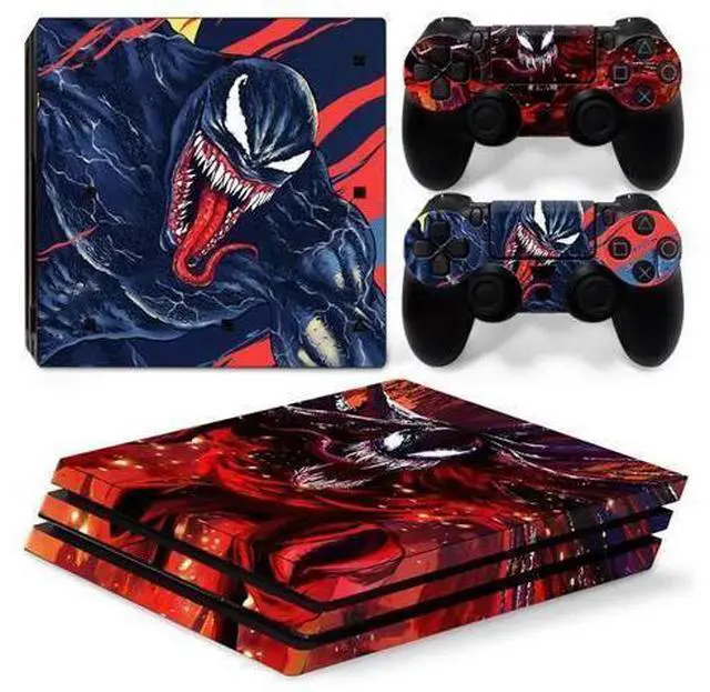 Main image of Venom Vinyl Skin Sticker for PS4 Pro Console 2 Controllers Decal Full Film Para Game Accessories(TN-P4Pro-7284)