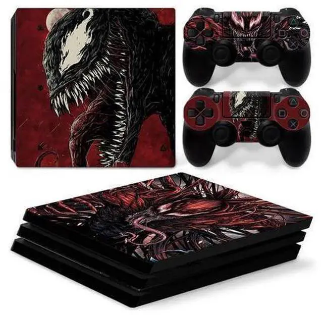 Main image of Venom Vinyl Skin Sticker for PS4 Pro Console 2 Controllers Decal Full Film Para Game Accessories(TN-P4Pro-7280)