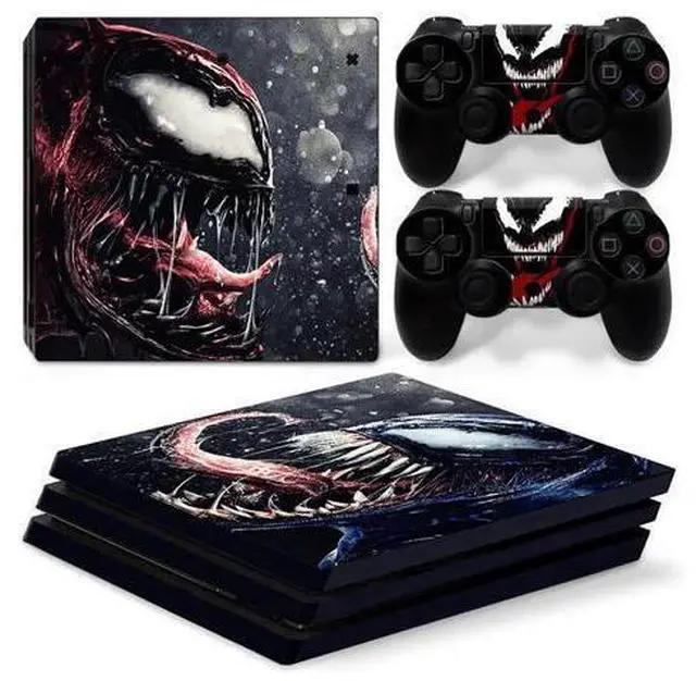 Main image of Venom Vinyl Skin Sticker for PS4 Pro Console 2 Controllers Decal Full Film Para Game Accessories(TN-P4Pro-7291)