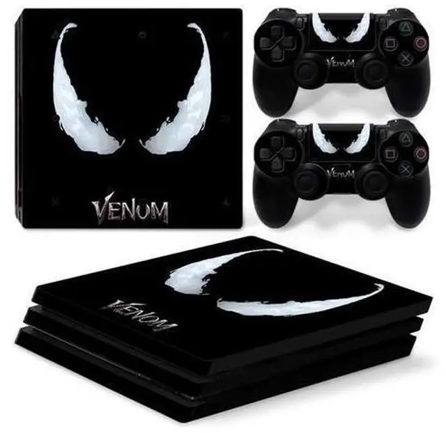 Main image of Venom Vinyl Skin Sticker for PS4 Pro Console 2 Controllers Decal Full Film Para Game Accessories(TN-P4Pro-7274)