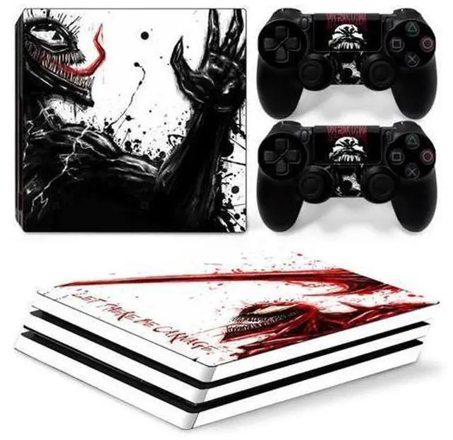 Main image of Venom Vinyl Skin Sticker for PS4 Pro Console 2 Controllers Decal Full Film Para Game Accessories(TN-P4Pro-7273)