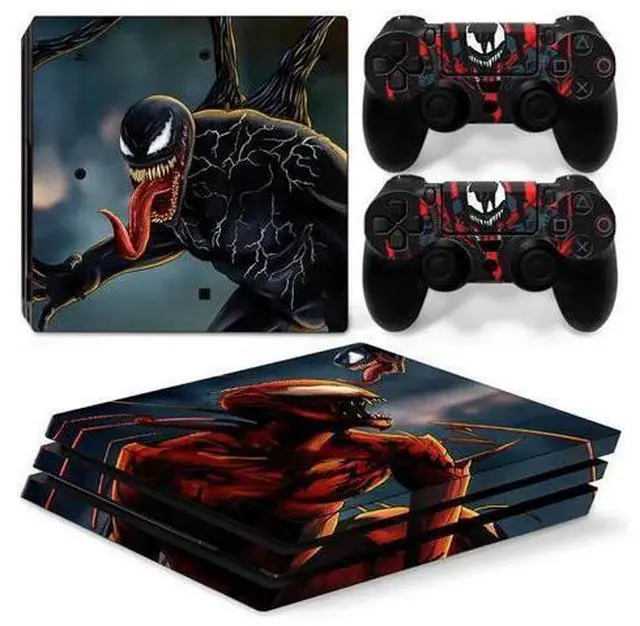 Main image of Venom Vinyl Skin Sticker for PS4 Pro Console 2 Controllers Decal Full Film Para Game Accessories(TN-P4Pro-7269)