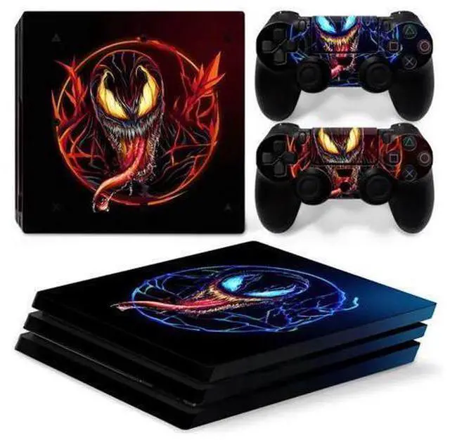 Main image of Venom Vinyl Skin Sticker for PS4 Pro Console 2 Controllers Decal Full Film Para Game Accessories(TN-P4Pro-7290)