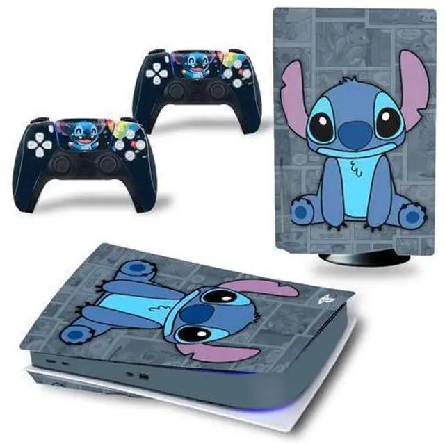 Main image of Stitch Vinyl Skin Sticker for PS5 Disk Dick P S 5 Console Controller Full Game Protective Film(TN-PS5Disk-3113)