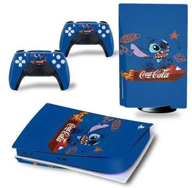 Main image of Stitch Vinyl Skin Sticker for PS5 Disk Dick P S 5 Console Controller Full Game Protective Film(TN-PS5Disk-3106)