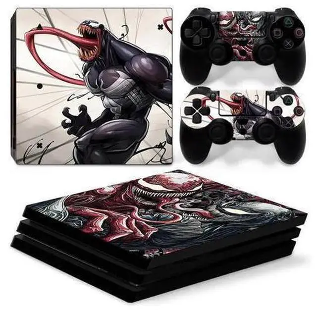 Main image of Venom Vinyl Skin Sticker for PS4 Pro Console 2 Controllers Decal Full Film Para Game Accessories(TN-P4Pro-7278)
