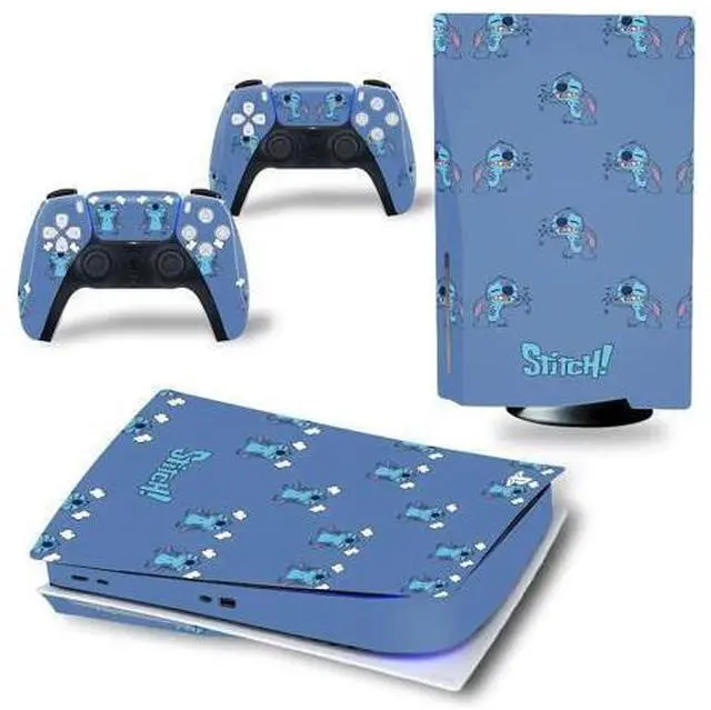 Main image of Stitch Vinyl Skin Sticker for PS5 Disk Dick P S 5 Console Controller Full Game Protective Film(TN-PS5Disk-3111)