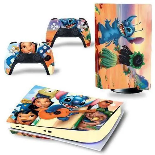 Main image of Stitch Vinyl Skin Sticker for PS5 Disk Dick P S 5 Console Controller Full Game Protective Film(TN-PS5Disk-3109)