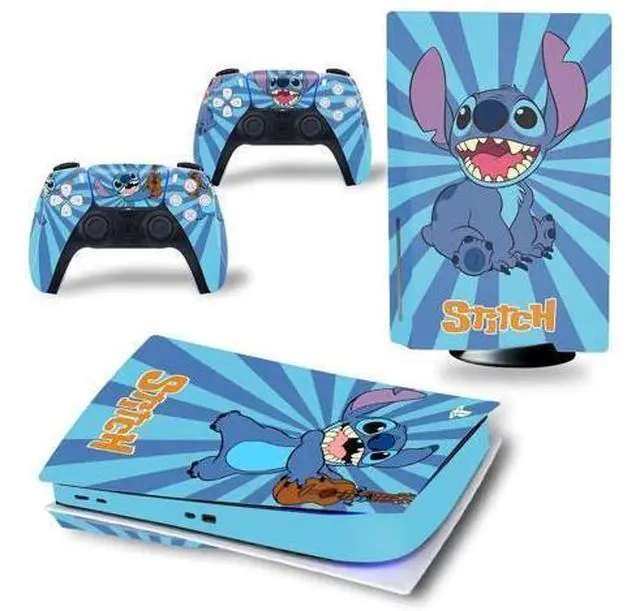 Main image of Stitch Vinyl Skin Sticker for PS5 Disk Dick P S 5 Console Controller Full Game Protective Film(TN-PS5Disk-3107)