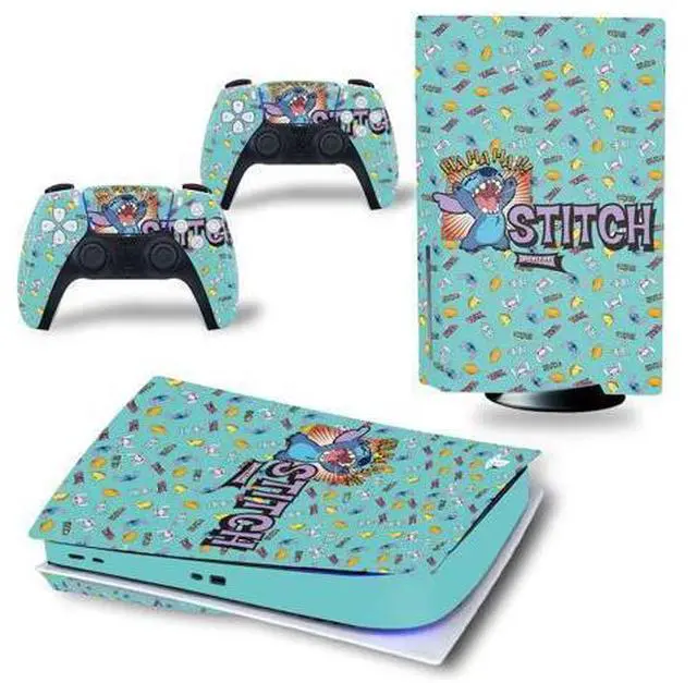 Main image of Stitch Vinyl Skin Sticker for PS5 Disk Dick P S 5 Console Controller Full Game Protective Film(TN-PS5Disk-3115)
