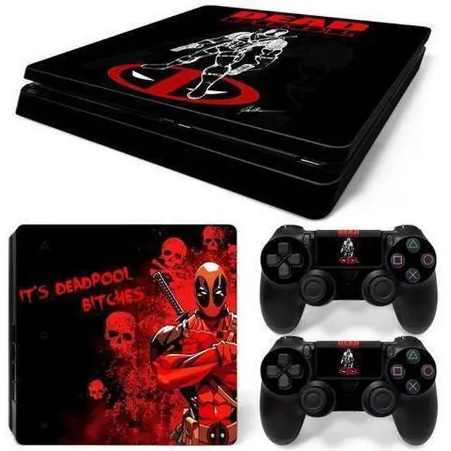Main image of Deadpool Skin Sticker Protective Film for Slim PS4 PS4Slim Console Controller Accessories GamePad Para(TN-PS4Slim-1020)