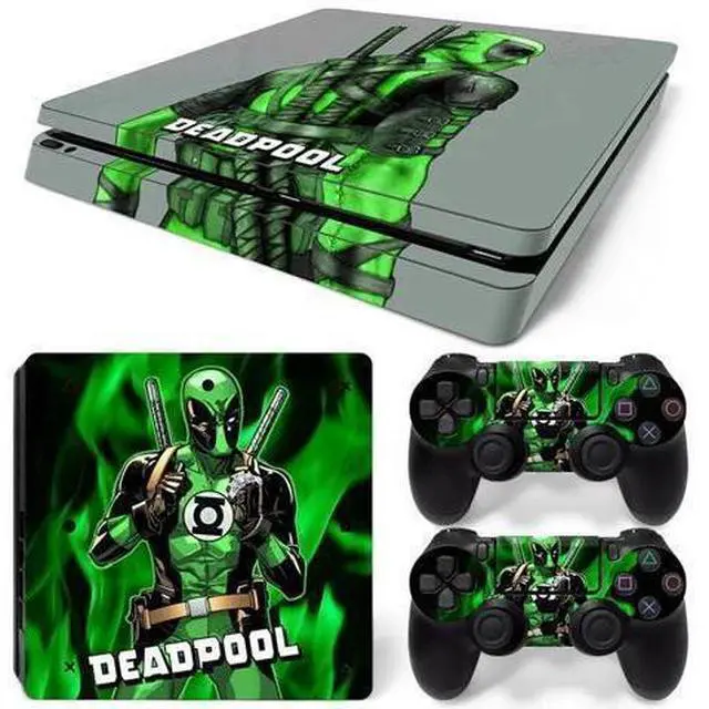 Main image of Deadpool Skin Sticker Protective Film for Slim PS4 PS4Slim Console Controller Accessories GamePad Para(TN-PS4Slim-1006)