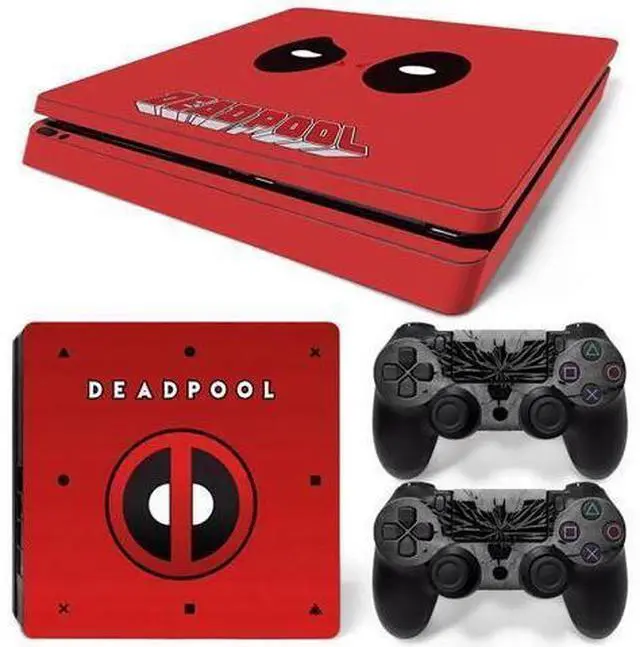 Main image of Deadpool Skin Sticker Protective Film for Slim PS4 PS4Slim Console Controller Accessories GamePad Para(TN-PS4Slim-1004)