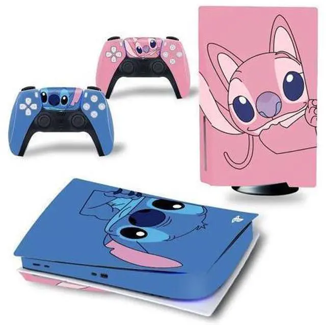 Main image of Stitch Vinyl Skin Sticker for PS5 Disk Dick P S 5 Console Controller Full Game Protective Film(TN-PS5Disk-3103)