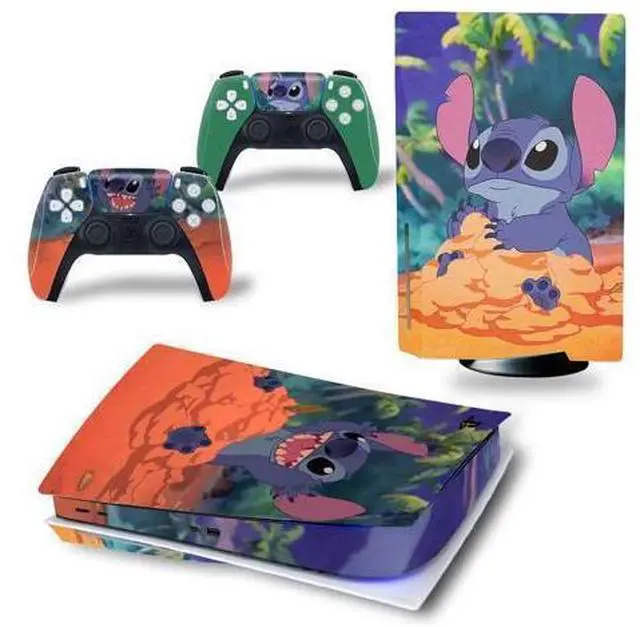 Main image of Stitch Vinyl Skin Sticker for PS5 Disk Dick P S 5 Console Controller Full Game Protective Film(TN-PS5Disk-3101)