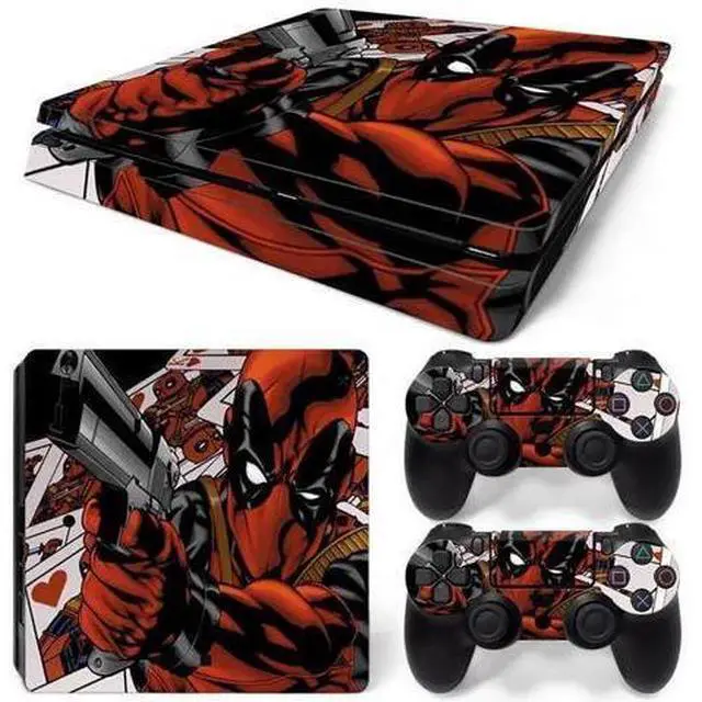Main image of Deadpool Skin Sticker Protective Film for Slim PS4 PS4Slim Console Controller Accessories GamePad Para(TN-PS4Slim-1012)