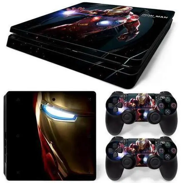 Main image of Iron Man Skin Sticker Protective Film for Slim PS4 Slim Console Controller Accessories GamePad Para(TN-PS4Slim-5796)