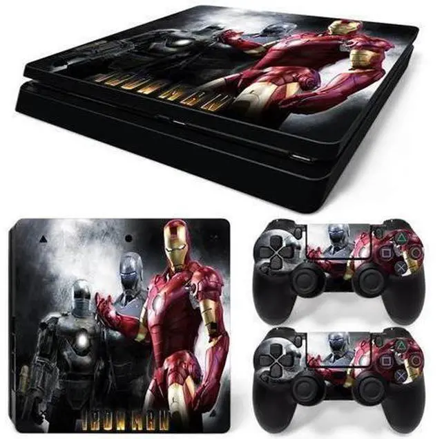 Main image of Iron Man Skin Sticker Protective Film for Slim PS4 Slim Console Controller Accessories GamePad Para(TN-PS4Slim-5785)