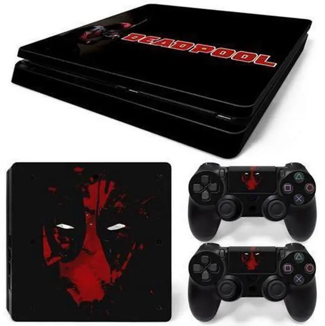 Main image of Deadpool Skin Sticker Protective Film for Slim PS4 PS4Slim Console Controller Accessories GamePad Para(TN-PS4Slim-1027)